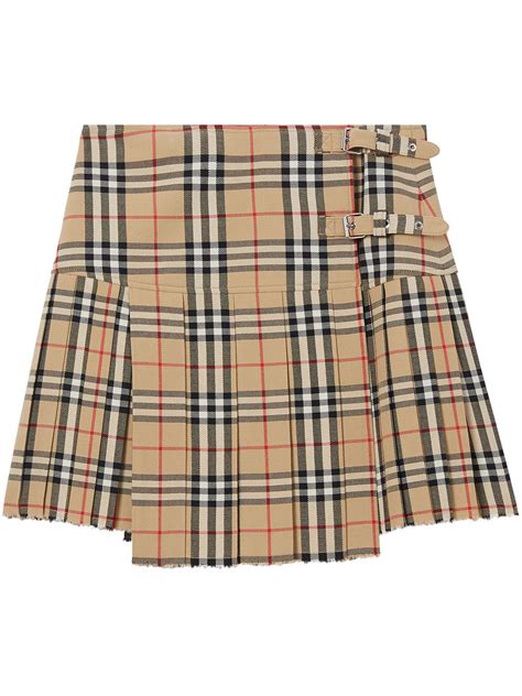 burberry check kilt